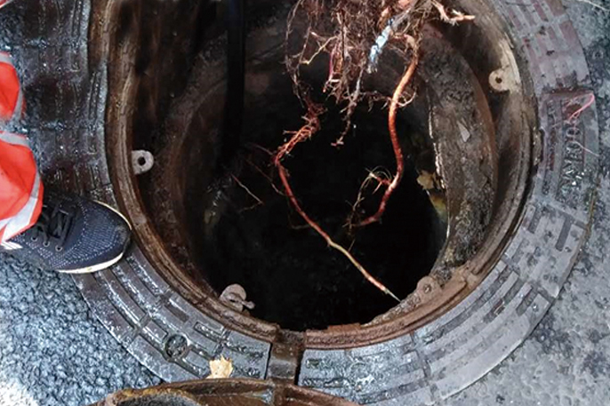 白马井镇管道预处理